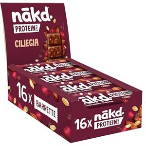 Nākd. Protein Ciliegia | Barrette Raw | 16 x 45g (720g)