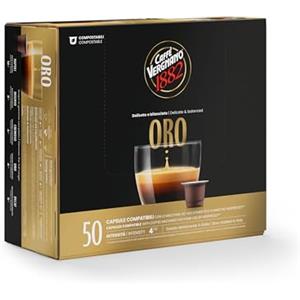 Caffè Vergnano 1882 - Capsule Compatibili Nespresso, Oro