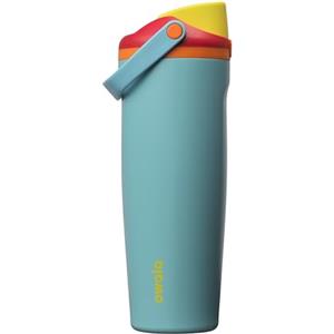 Owala FreeSip Sway borraccia termica in acciaio inox con beccuccio 2‑in‑1, 890ml, cannuccia integrata e manico ad archetto, per viaggi, scuola e sport, senza BPA, a prova di perdite, Summer Sweetness