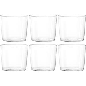 H&H Starc, Set 6 Bicchieri da Vino, Vetro Ultrasottile, 270 ml, Elegante e Resistente, Perfetto per Vini Rossi, Bianchi e Rosati, Design Moderno