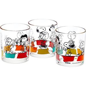 Excelsa Peanuts Confezione 3 Bicchieri cl 25, 3 unità 1