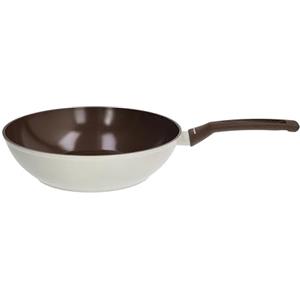 Tognana Sintonia, Wok 1 manico 28 cm, alluminio, beige-marrone