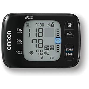 OMRON RS7 Intelli IT Misuratore di Pressione Arteriosa da Polso, 2 Utenti