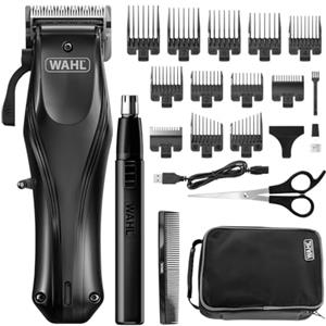 Wahl Rapid Clip Tagliacapelli cordless litio con rifinitore naso/orecchie
