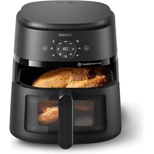 Philips Airfryer 2000 - Friggitrice ad aria 6.2L, Finestrella, 13 modalità