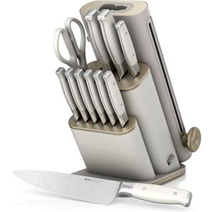 Ninja Set di coltelli StaySharp da 13 pezzi Oro chiaro, NK32013EUUKSD1