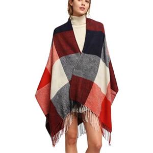 Miss Lulu Oak & Tea Sciarpa Donna Elegante, Stola Invernale Effetto Cashmere | Pashmina morbida da indossare come scialle o coprispalle, ideale per matrimoni, cerimonie e serate eleganti