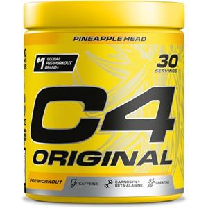 CELLUCOR C4 Original Beta Alanine Sports Nutrition Bulk Polvere pre-allenamento per uomini e donne | I migliori integratori per bevande energetiche pre-allenamento | Creatina monoidrato | Ananas | 30 porzioni