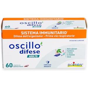 Oscillo Difese Adulto - Difese Immunitarie, Sambuco, B-glucani 60 Compresse