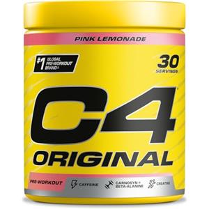 CELLUCOR C4 Original Beta Alanine Sports Nutrition Bulk Pre Workout Powder per uomini e donne | I migliori integratori per bevande energetiche pre-allenamento | Creatina monoidrato | Limonata rosa | 30 porz