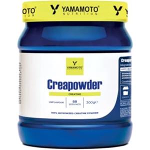 YAMAMOTO NUTRITION, CreaPOWDER 300 gr, Integratore Alimentare di Creatina Monoidrato in Polvere, Integratore per Sportivi Aumenta le Prestazioni Fisiche, Gusto Neutro