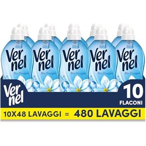 Vernel Blu Oxygen Ammorbidente Concentrato 480 lavaggi | ammorbidente lavatrice confezione risparmio