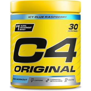 CELLUCOR C4 Original Beta Alanine Sports Nutrition Polvere pre-allenamento per uomini e donne |I migliori integratori per bevande energetiche pre-allenamento |Creatina monoidrato |Icy Blue Raspberry |30 porz