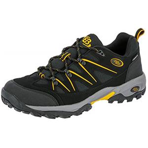 Brütting Mount Hunter Low Scarpe da Arrampicata Basse Uomo, Nero (Nero/Giallo), 38 EU