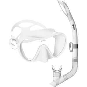 Mares Combo Tropical, Maschera e Boccaglio per Snorkeling, Adulto, Unisex, Bianco