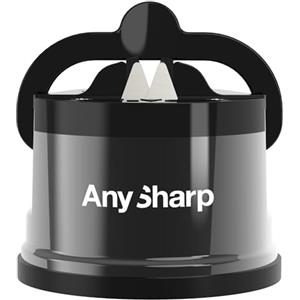 AnySharp Pro Affilacoltelli (Metal) con Ventosa, Grigio