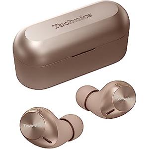 Technics EAH-AZ40M2EN Auricolari Wireless con Noise Cancelling, Bluetooth Multipoint 3 Dispositivi, Auricolari In-Ear, Cuffie con Microfono Integrato, Oro rosa