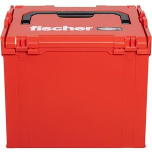 Fischer L-BOXX FLB 374 Valigetta Porta Attrezzi Impilabile e Agganciabile, Cassetta Utensili Espandibile, Vuota, Compatibile per Sortimo, 508139