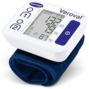 VEROVAL, Misuratore di Pressione da Polso Veroval Compact Misuratore di Pressione da Polso per Misurare in Modo Semplice e Rapido, Ottimo per Diagnosticare Precocemente l'Aritmia; 1 Scatola