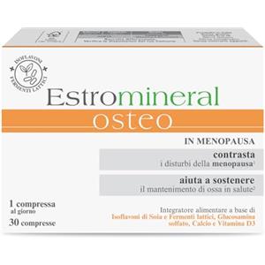 Estromineral Osteo, Integratore per Menopausa, 30 Compresse