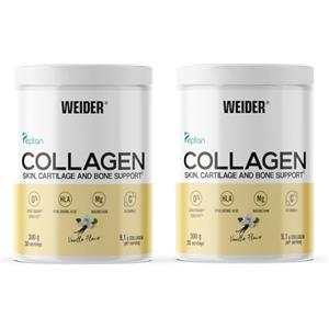 Weider Collagen PACK DUO (2x300g) Vaniglia, Collagene Bovino in Polvere