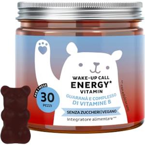 Bears with Benefits - Gommose Guaranà Caffeina - Energia - 30 pezzi