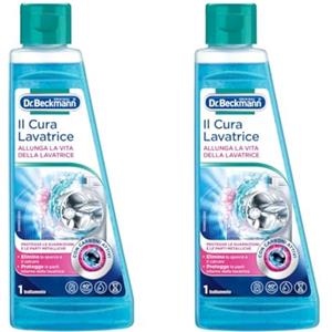 Dr. Beckmann Il Cura Lavatrice Prodotto Cura Lavatrice con Carboni Attivi, 250ml (Confezione da 2)