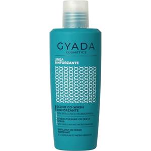 Gyada Cosmetics, Scrub CoWash Rinforzante con Spirulina, Detergente ed Esfoliante, con Microgranuli Vegetali di Nocciole e Mandorle, per Lavaggi Frequenti e Delicati, con Avena e Ginseng, 200 ml