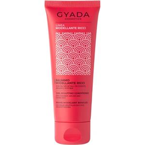 Gyada Cosmetics, Balsamo Modellante, per Capelli Ricci e Mossi, 98% Ingredienti Naturali, Nutre, Districa e Definisce, Azione Anticrespo, con Aloe Vera e Oli di Lino, Cocco, Argan e Jojoba, 75 ml