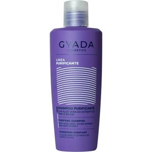 GYADA COSMETICS, Shampoo Purificante, Antiforfora, per Cuti Sensibili, ad Azione Dermopurificante e Sebonormalizzante, con Tea Tree, Timo e Ortica, 250ml