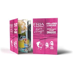 Fria K-Beauty Diario di Viaggio, 6 Maschere Viso Tessuto Biodegradabile