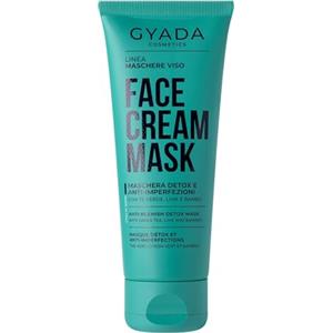 GYADA COSMETICS, Maschera Viso Detox Ed Anti-Imperfezioni, Migliora l'Aspetto di Pelli Impure, con Imperfezioni ed Esposte a Smog, Detossinante, Formula a Base di Tè Verde e Lime, 75 ml