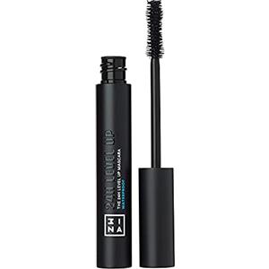 3INA MAKEUP - The 24h Level Up Mascara Waterproof 900 - Nero - Mascara Ciglia - Definizione Estrema - Volume Lunghezza - Effetto Panoramico - Tubo Metallico - Pennello Clessidra - Vegan - Cruelty Free
