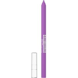 Maybelline New York Matita Occhi in Gel, Colore Intenso, Tenuta Fino a 36H, Formula No Transfer, Per Look Grafici e Definiti, Tattoo Liner Gel Pencil, Tonalità: Purple Pop