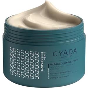 GYADA COSMETICS, Impacco Capelli Rinforzante con Spirulina, Nutriente, Anticaduta, Contrasta le Doppie Punte, Indicato per Capelli Fragili, con Avena e Ginseng, 250 ml, 1