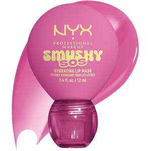 NYX Professional Makeup Maschera Labbra, Fino a 12H di Idratazione, Labbra Morbide e Vellutate, Effetto Gloss, Con Acido Ialuronico, Smushy SOS, Tonalità: Lavender Soother, 12 ml