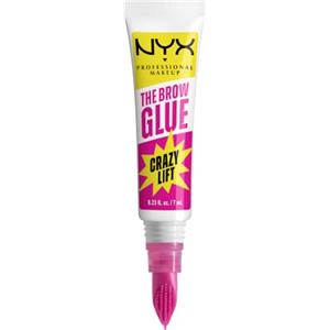 NYX Professional Makeup The Brow Glue Crazy Lift Gel Sopracciglia, Sopracciglia Effetto Laminazione e Fissate, Fino a 24h di Tenuta, Resistente al Sudore, Formula Vegana, 7 ml