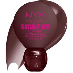 NYX Professional Makeup Maschera Labbra, Fino a 12H di Idratazione, Labbra Morbide e Vellutate, Effetto Gloss, Con Acido Ialuronico, Smushy SOS, Tonalità: Coconut Calm, 12 ml
