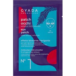 GYADA COSMETICS, Patch Occhi Idratante e Levigante, Adatto a Ogni Tipo di Pelle, Riduce i Segni d'Espressione, con Acido Ialuronico e Malva, 5 ml