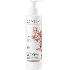 Omia Alimenta, Detergente Viso Delicato per Pelli Sensibili, Rimuove Make-Up senza Seccare, Protegge la Barriera Cutanea, Formula Vegana, 200 ml