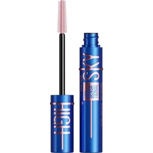 Maybelline New York Mascara Allungante e Volumizzante, Lunghezza e Volume Senza Limiti, Tenuta 24H, Arricchito con Pigmenti Blu, Ciglia Sensazionali Sky High, Tonalità: Navy Records, 7,2 ml