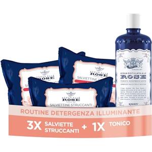 Acqua alle Rose, Salviette Struccanti Illumimanti + Tonico Viso