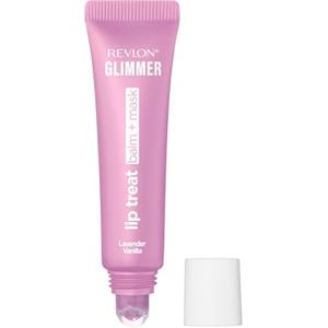 Revlon Glimmer Lip Treat Balm + Mask, Trattamento 2-in-1 Balsamo+Maschera Labbra con Peptidi Idratanti, Finish Luminoso, 004 Lavender Vanilla, 12ml