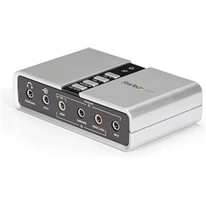 StarTech Scheda Audio USB 7.1 con SPDIF, per PC, Argento (ICUSBAUDIO7D)