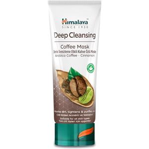 Himalaya Maschera al caffè per la pulizia profonda con caffè e cannella libera i pori per una pelle più morbida, liscia e luminosa, 75ml, Confezione da 1, Coffee
