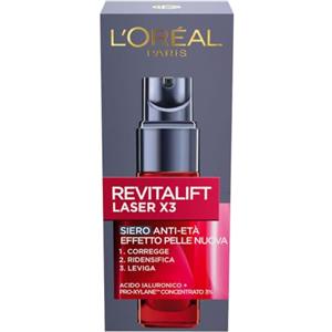 L'Oreal Paris L'Oréal Paris Revitalift Laser X3 Siero Viso Antirughe Anti-Età, 30 ml