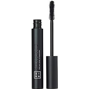 3INA MAKEUP - The 24h Level Up Mascara 900 - Nero - Mascara Nero Ciglia Lunghe - Definizione Estrema Volume Lunghezza - Effetto Panoramico - Tubo Metallico - Pennello Clessidra - Vegan - Cruelty Free