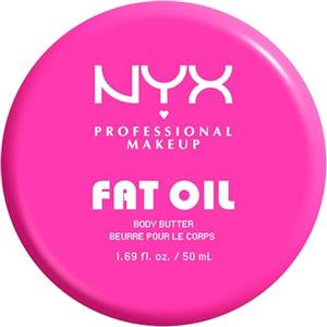 NYX Professional Makeup Fat Oil Body Butter Suga Baddie, Burro Corpo Nutriente, Fino a 24 Ore di Idratazione, Profumo Panna e Vaniglia, Pelle Morbida e Luminosa, 50 ml