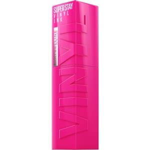 Maybelline New York Rossetto Liquido, Effetto Vinilico, Fino a 16H di Tenuta, Colore Brillante Senza Sbavature, Super Stay Vinyl Ink Pink Mix, Tonalità: 150 Striking