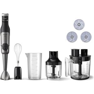 Philips Frullatore ad immersione 5000, ProMix, 1200W, 5 Accessori, Nero